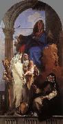 Giovanni Battista Tiepolo The Virgin Appearing to Dominican Saints Spain oil painting artist